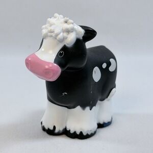 Fisher Price Little People Cow Animal Figure Moo Milk Cow Kids Play Toy 2012